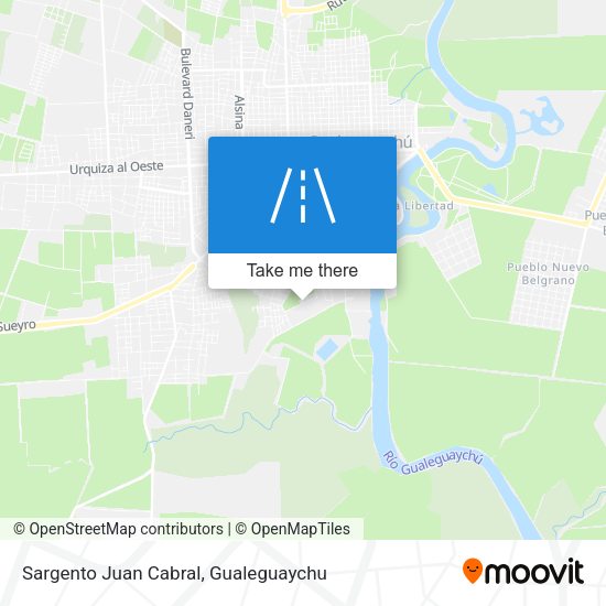 Sargento Juan Cabral map