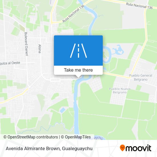Avenida Almirante Brown map