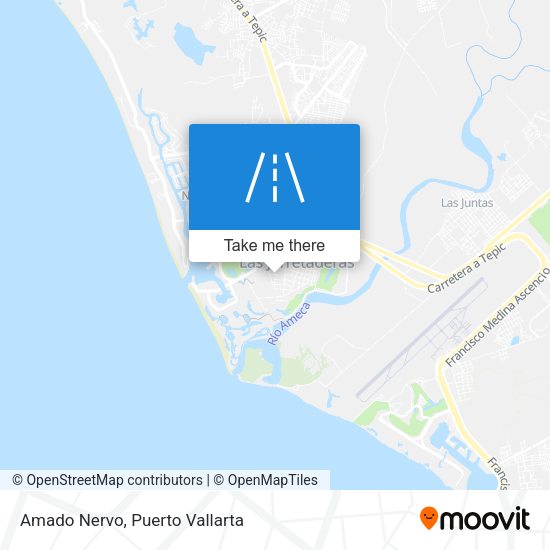 Mapa de Amado Nervo