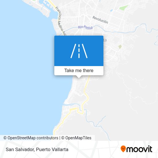 San Salvador map