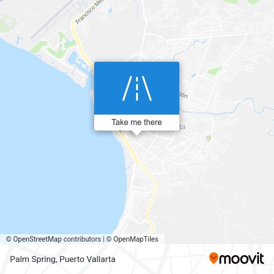 Mapa de Palm Spring