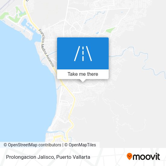 Prolongacion Jalisco map