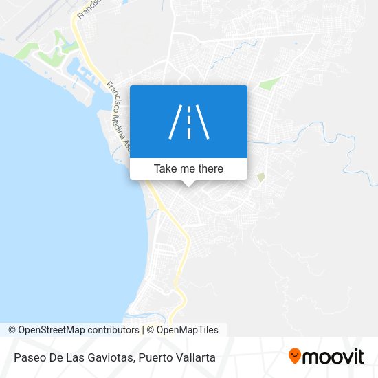 Paseo De Las Gaviotas map