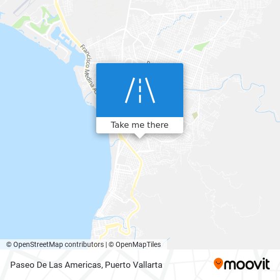 Paseo De Las Americas map