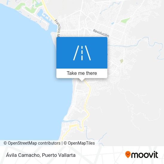 Ávila Camacho map