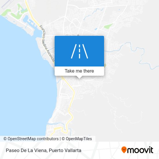 Paseo De La Viena map