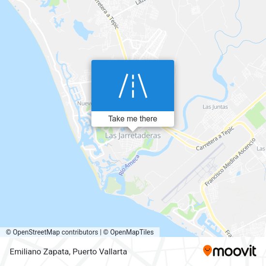Emiliano Zapata map