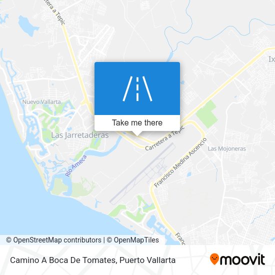 Mapa de Camino A Boca De Tomates