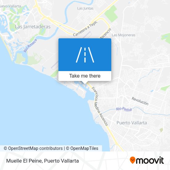 Mapa de Muelle El Peine