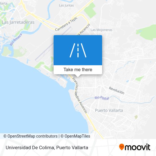 Universidad De Colima map