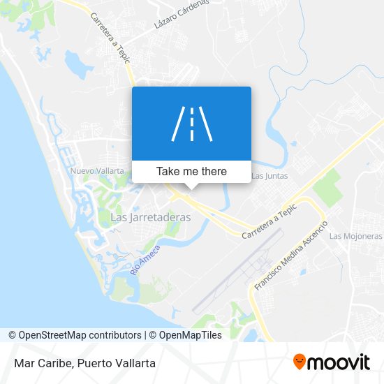 Mapa de Mar Caribe