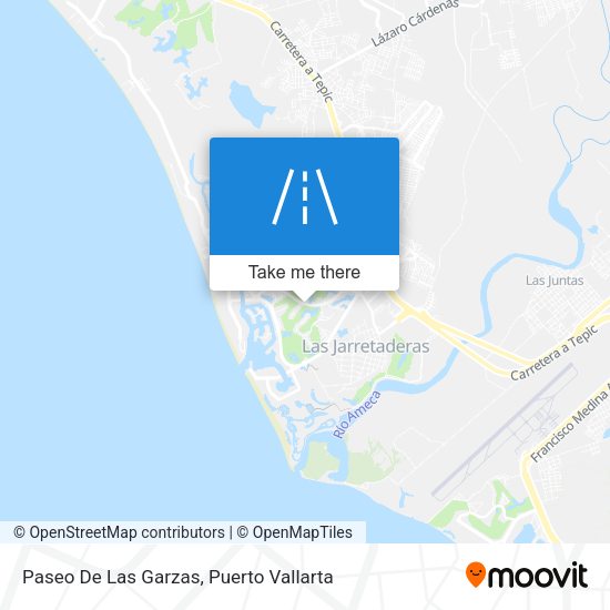 Paseo De Las Garzas map