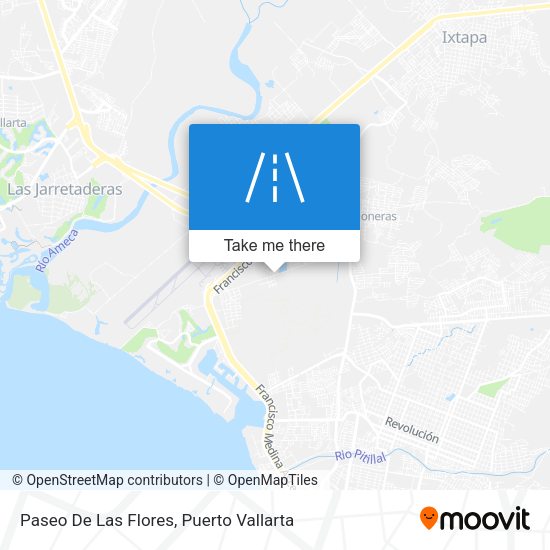Paseo De Las Flores map