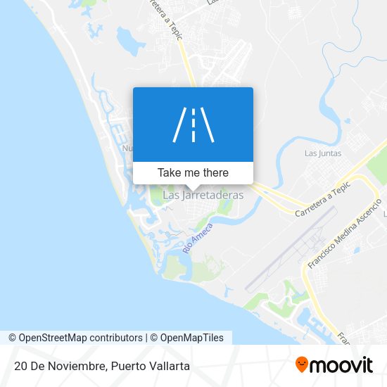 20 De Noviembre map