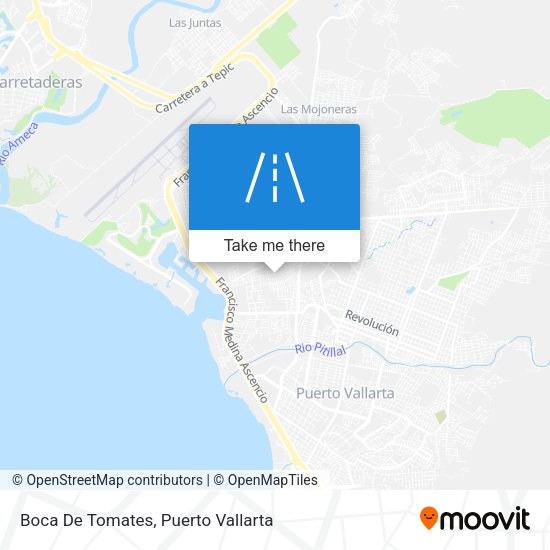 Mapa de Boca De Tomates