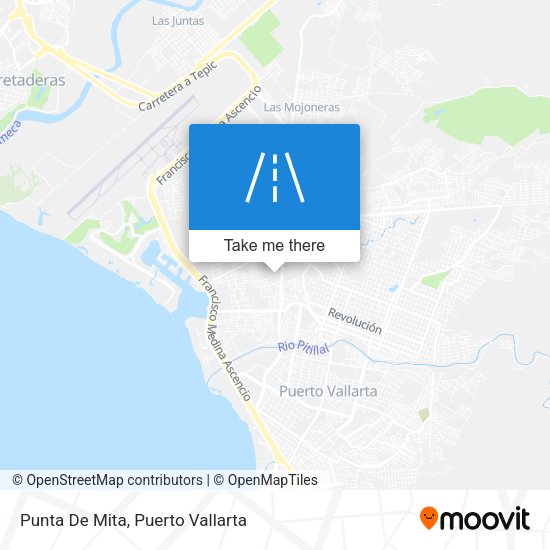 Punta De Mita map