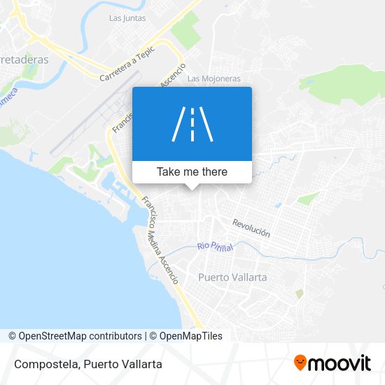 Mapa de Compostela