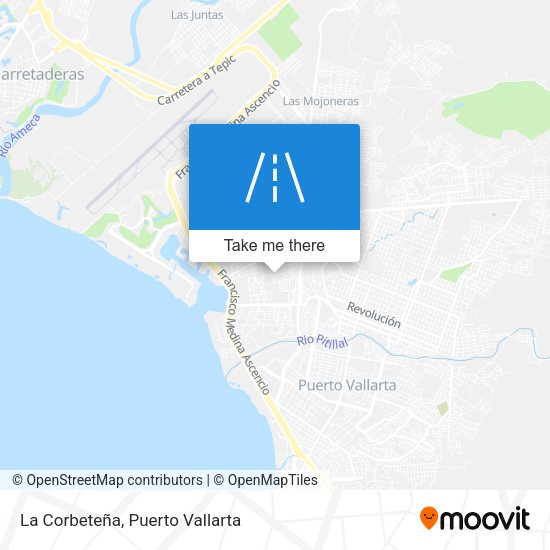 La Corbeteña map