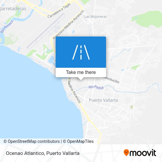 Mapa de Ocenao Atlantico