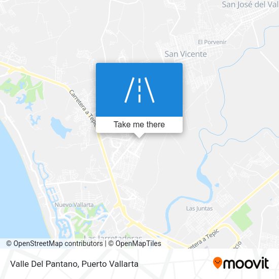 Valle Del Pantano map