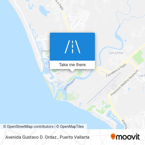 Avenida Gustavo D. Ordaz. map