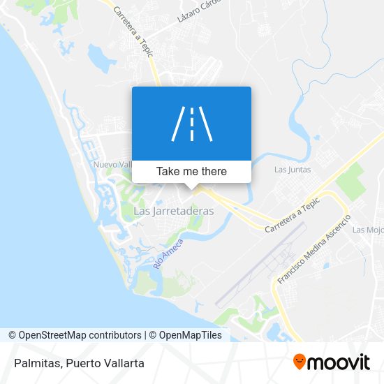 Mapa de Palmitas