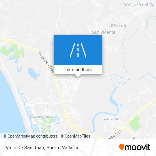 Valle De San Juan map