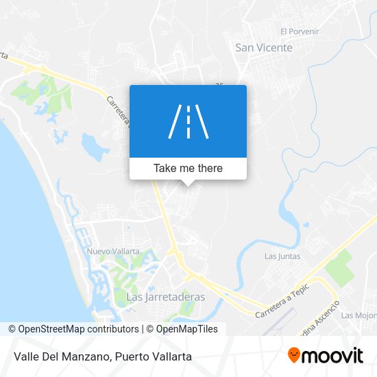 Valle Del Manzano map
