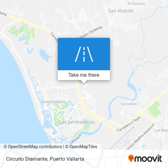 Circuito Diamante map