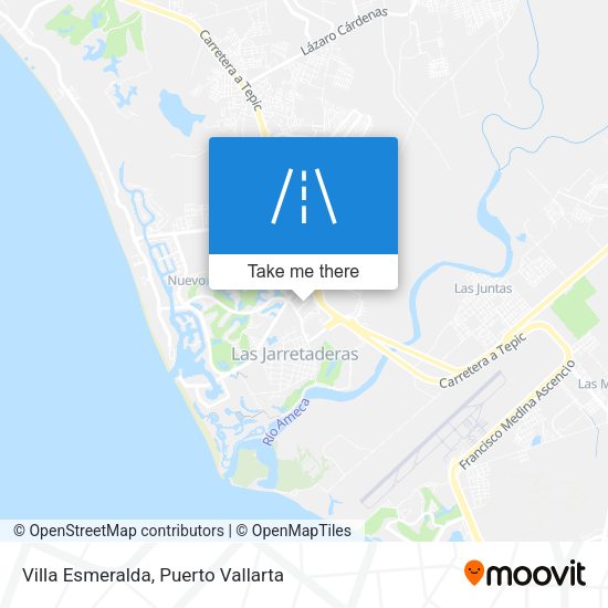 Villa Esmeralda map