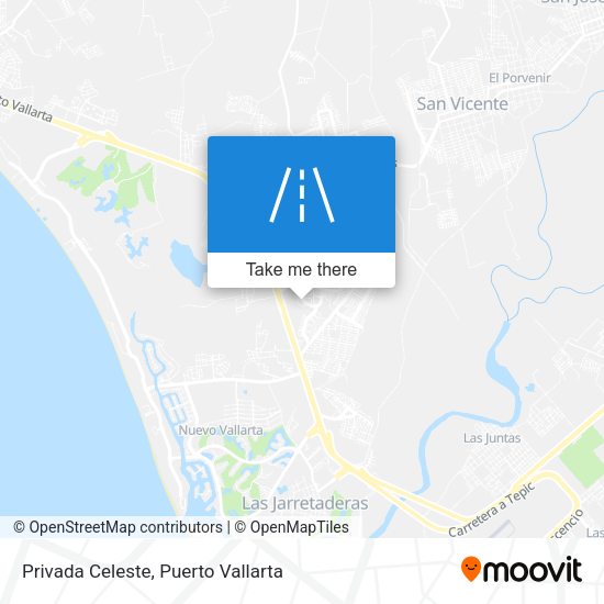 Mapa de Privada Celeste