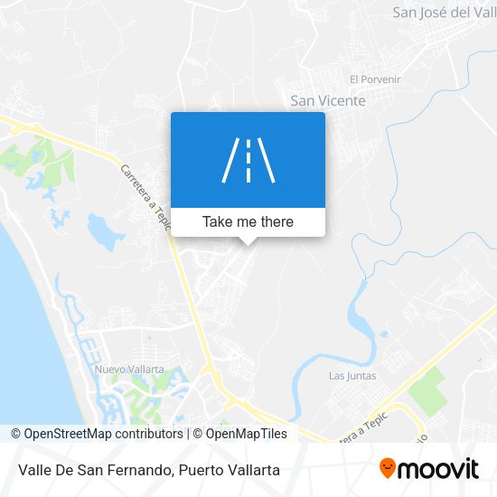 Valle De San Fernando map