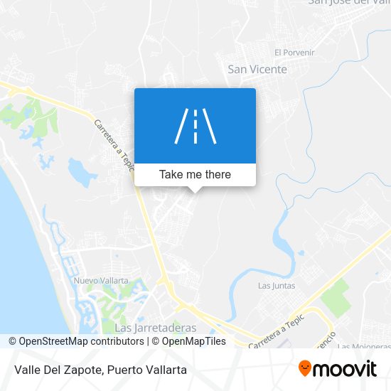Mapa de Valle Del Zapote