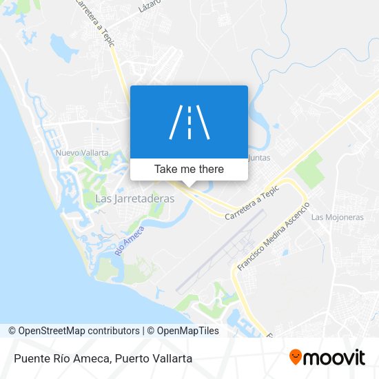 Puente Río Ameca map