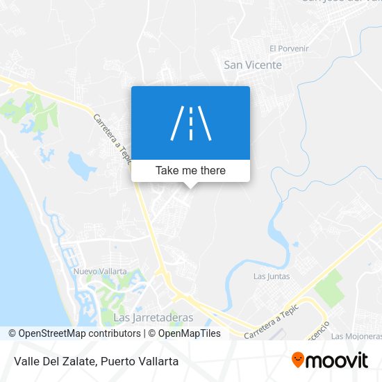 Valle Del Zalate map