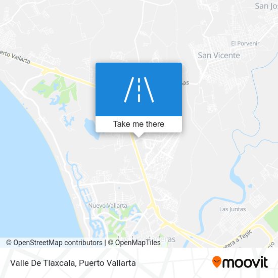 Valle De Tlaxcala map