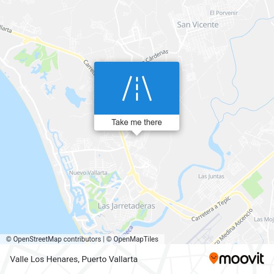 Valle Los Henares map