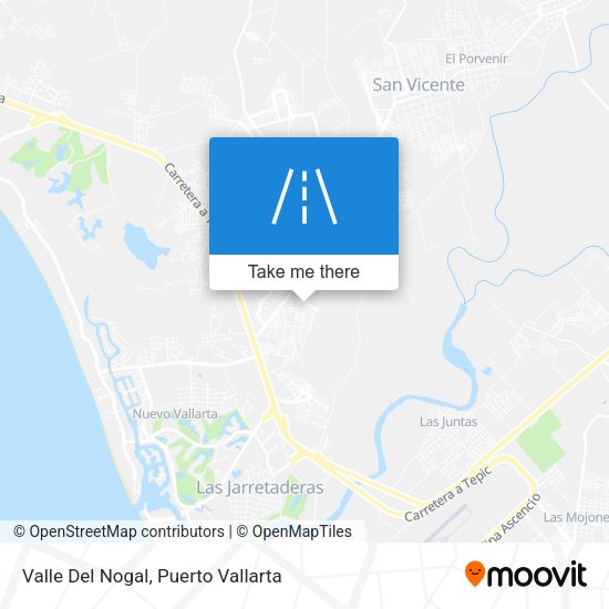 Valle Del Nogal map