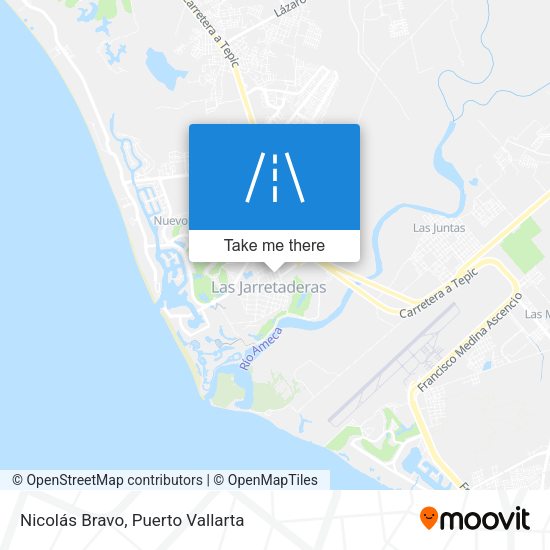 Nicolás Bravo map