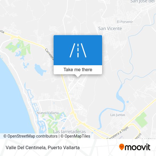 Mapa de Valle Del Centinela
