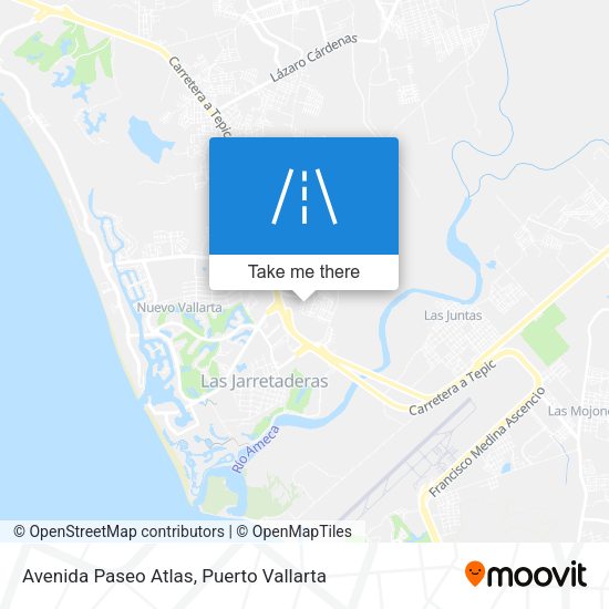 Avenida Paseo Atlas map