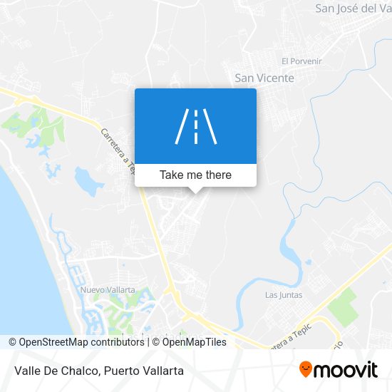 Mapa de Valle De Chalco