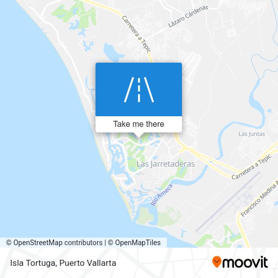 Mapa de Isla Tortuga