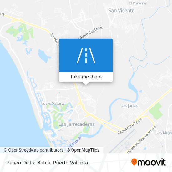 Mapa de Paseo De La Bahía