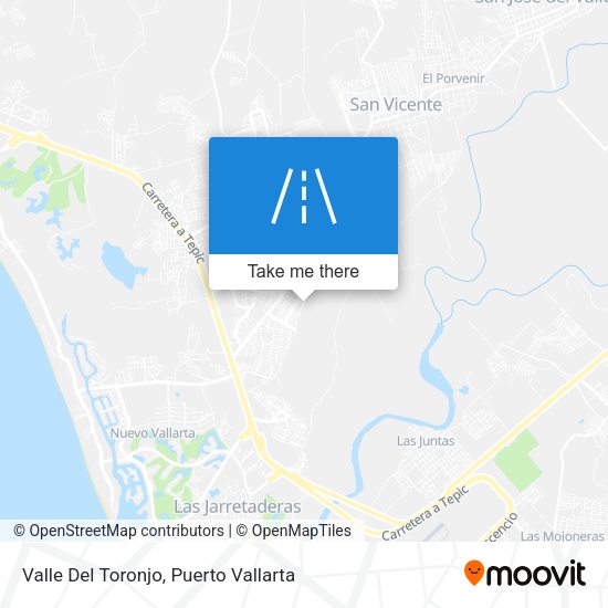 Valle Del Toronjo map