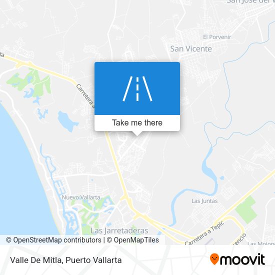 Valle De Mitla map