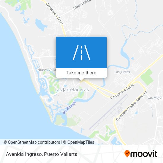 Mapa de Avenida Ingreso