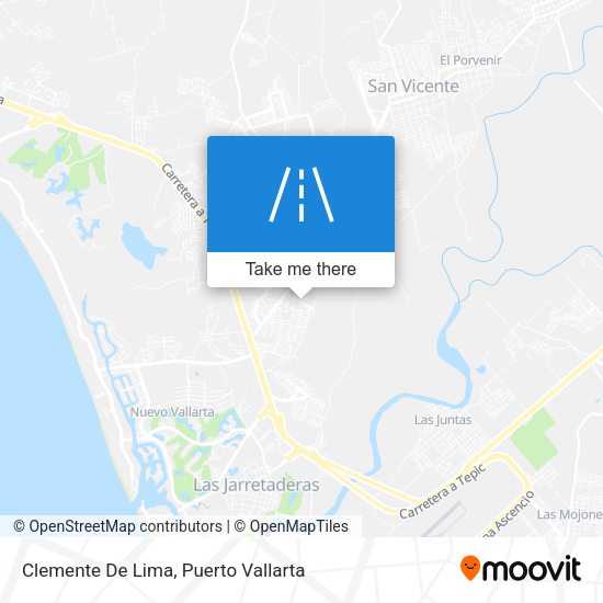 Mapa de Clemente De Lima