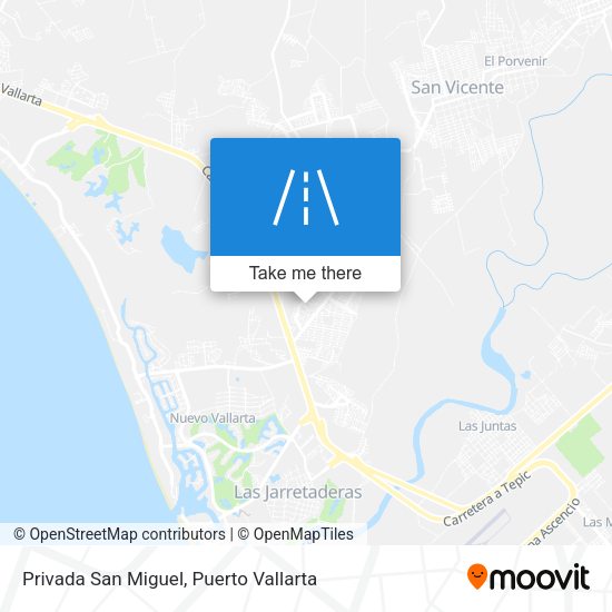 Privada San Miguel map