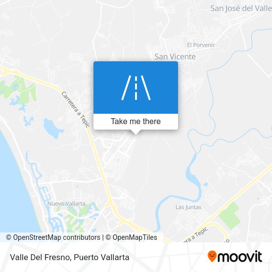 Mapa de Valle Del Fresno